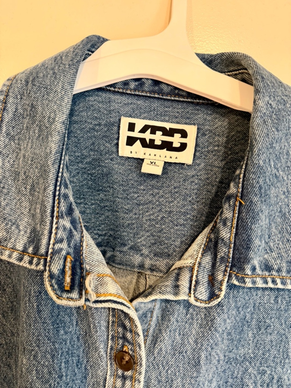 KBB Denim Shirt Samira - Size XL (NWOT) - Picture 2 of 5